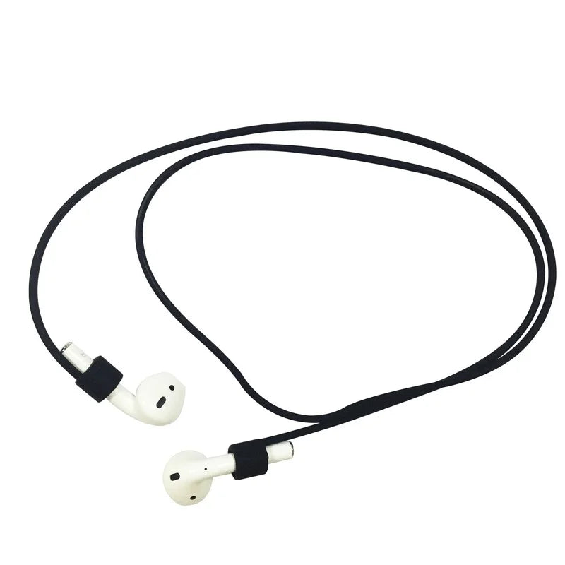 Anti-Lost Silicone Strap Sport Lanyard for Apple AirPods Pro 3 2 1 Hanging Neck Soft Lanyard String Rope Strap Headset Cord