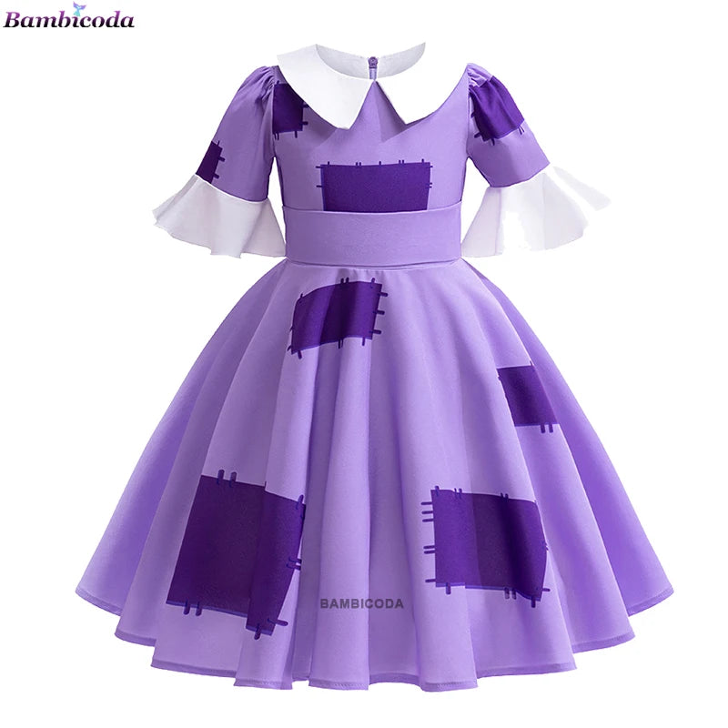 Ragatha Cosplay Costume for Girls - Anime The Amazing Digital Circus Dress, Bow Tie & Headband | tonyfinger store