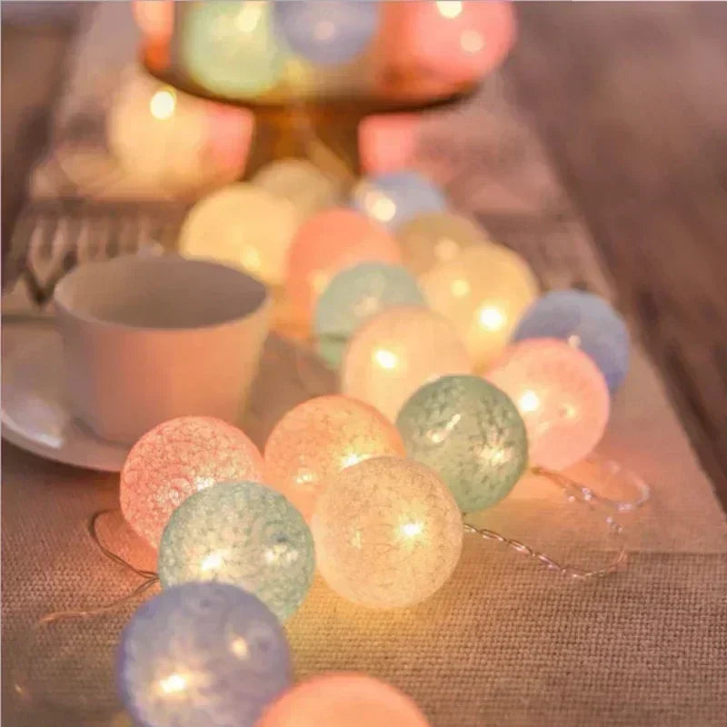 20 LED Rattan Ball 