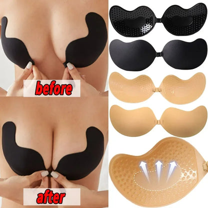 Silicone Lift-Up Bra Stickers - Invisible Push-Up Pads