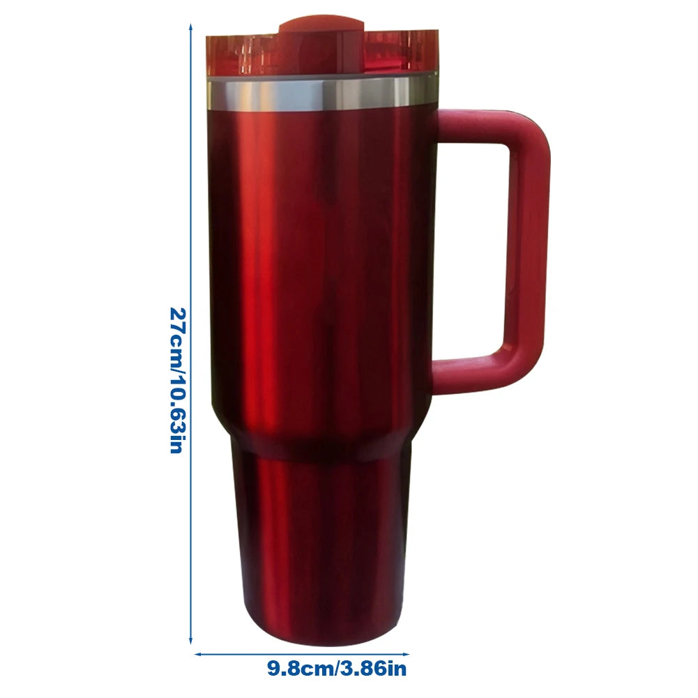 40oz Stanley 2 Stainless Steel Insulated Travel Mug with Lid & Straw