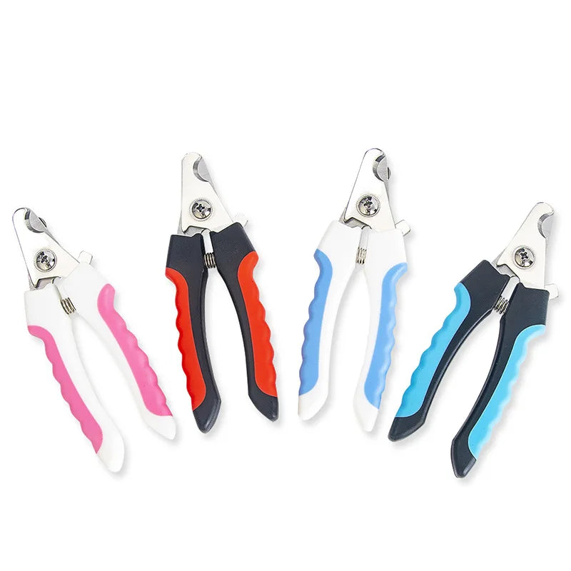 Pet Nail Clippers for Large Dog Nail Trimmer Stainless Steel Scissor Multifunctional Nail Cutter Cat Claw Care Grooming Supplies