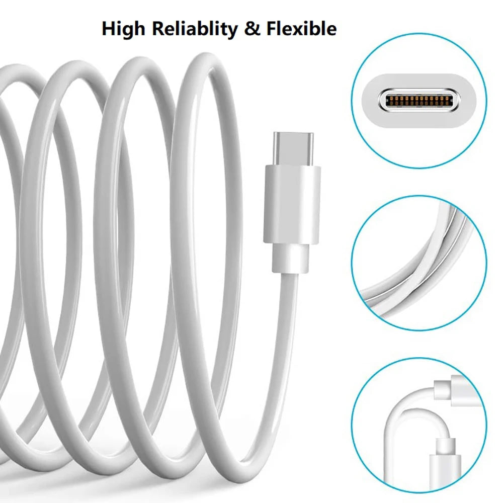 1m/2m/3m Micro USB & Type C Fast Charging Cable | Sync Data & Charge Mobile Phones | For iPhone 14/15, Samsung, Xiaomi | tonyfinger store