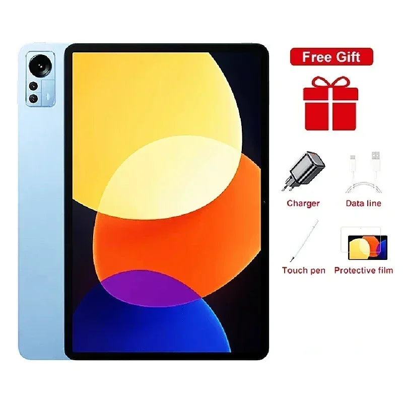 2024 NEW Google Tablette PC Pad 6 Pro | 11 Inch Android 12 Tablet | 16GB RAM | 1TB Storage | 5G Dual SIM | With Keyboard & Accessories - tonyfinger store