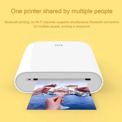 Xiaomi Mijia AR Pocket Printer Bluetooth 5.0 Portable Travel Mini Pocket Printer/Printer Paper set Sharing Inkless Printing