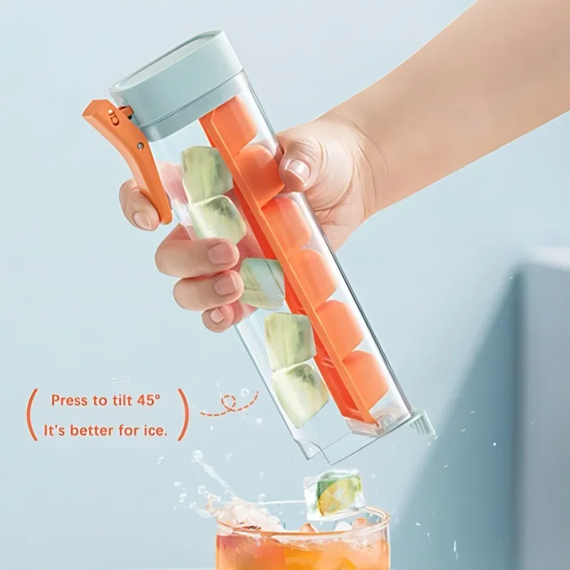 Easy-Release Ice Moulds - 1/3/5PCS, 6 Compartments, One-Hand Press