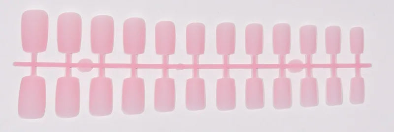 1PCS Matte False Nails | Square Head Press-On Nails | Frosted Full Cover Detachable Artificial Fingernails | Ballerina Style | No Glue | tonyfinger store