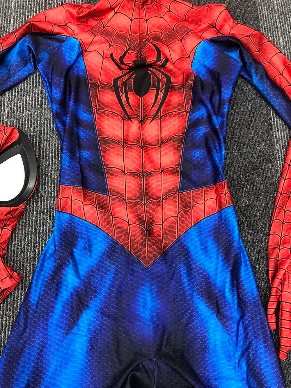 Classic Peter Parker Spiderman Costume Cosplay - 3D Printed Spandex Suit for Adults & Kids | tonyfinger store