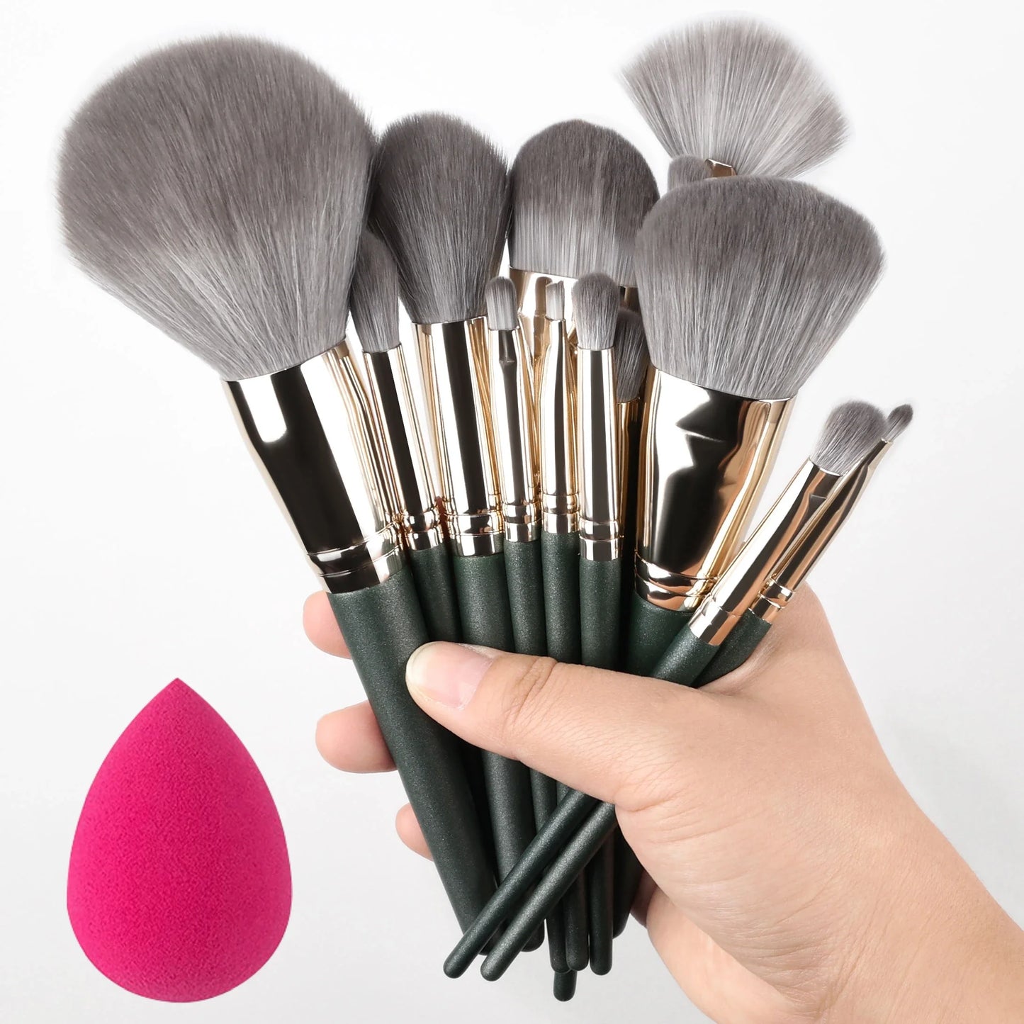 10-20PCS Makeup Brush Set - Powder, Eye Shadow, Highlighter, Foundation & Contour Brushes | Tonyfinger Store