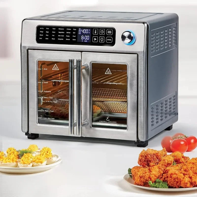 Emeril Lagasse 26QT Air Fryer Toaster Oven with French Doors