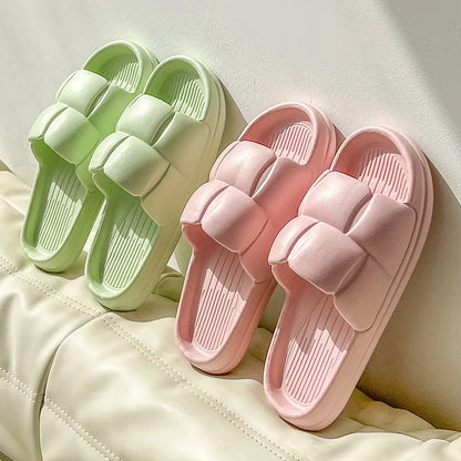 Summer Women Beach Slippers Thick Platform Eva Slippers Home Flip Flops Ladies Fashion Soft Sole Cloud Sandal Light