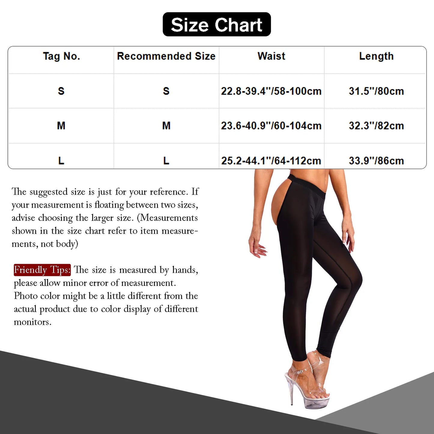 Womens Low Waist Leggings Open Butt Stretchy Leggings Solid Color Cutout Elastic Waistband Skinny Pants Lingerie Nightwear