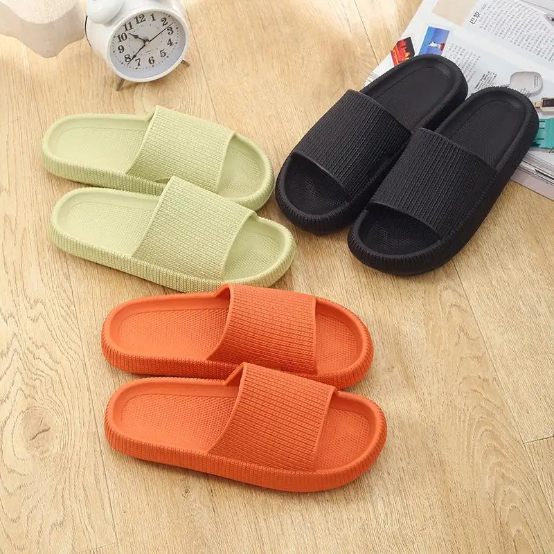 Eva Cloud Slippers | Thick Platform Summer Sandals | Anti-Slip Indoor & Beach Shoes