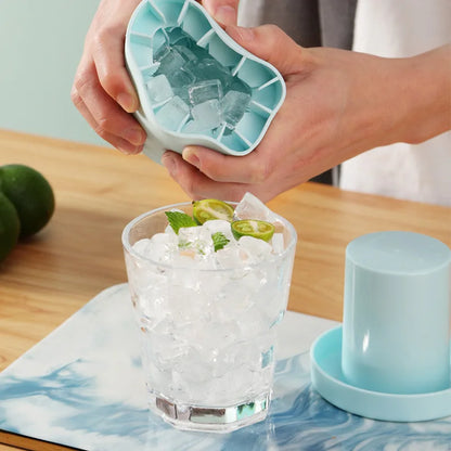 Silicone Ice Bucket & Tray for Quick Freezing