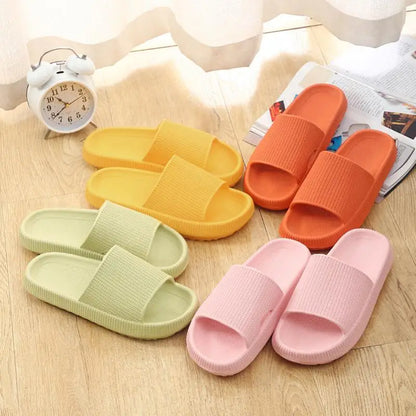 Eva Cloud Slippers | Thick Platform Summer Sandals | Anti-Slip Indoor & Beach Shoes