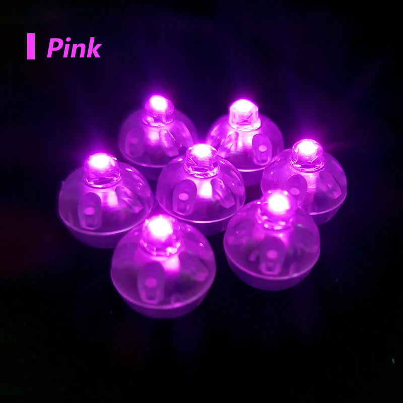 LED Glow Balloons (10/20/100Pcs) - Flashing Luminous Lights for Party & Wedding Decor | tonyfinger store