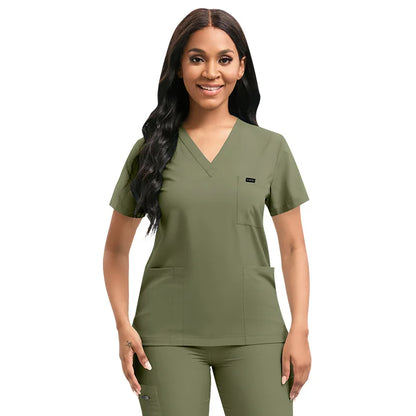 Clinic nurse work clothes Unisex scrub set Medical uniform Beauty Salon Dental Surgical suit Pharmacy doctor Overalls workwear