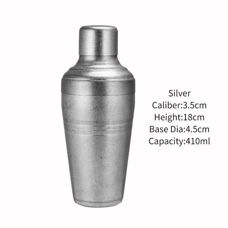 Japanese Style Cocktail Shaker - Stainless Steel Whiskey Shaker for Bartenders & Home Bars | Bar Accessories | tonyfinger store