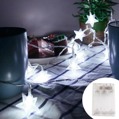 LED String Lights Outdoor Star Chain Lights Garland Lights Bulb