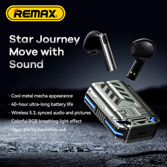 Remax Gamebuds G2 Gaming True Wireless Earphone Earbuds For Music & Call Bluetooth Audifonos Game Headset Headphone