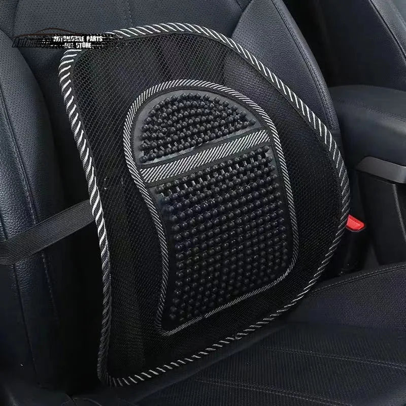 Ventilate Mesh Car Seat Chair Back Cushion Truck Relief Lumbar Brace Pad Back Support Office Home Cushion Massage Universal