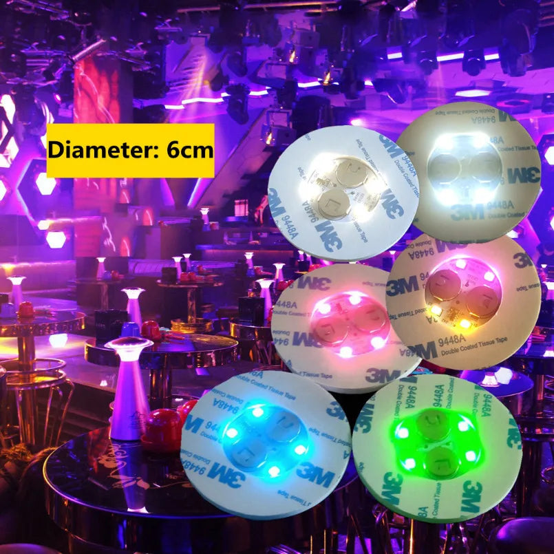 LED Coaster Lights (10-100 Pcs)