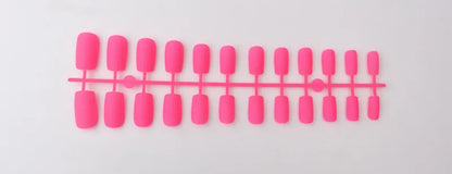 1PCS Matte False Nails | Square Head Press-On Nails | Frosted Full Cover Detachable Artificial Fingernails | Ballerina Style | No Glue | tonyfinger store