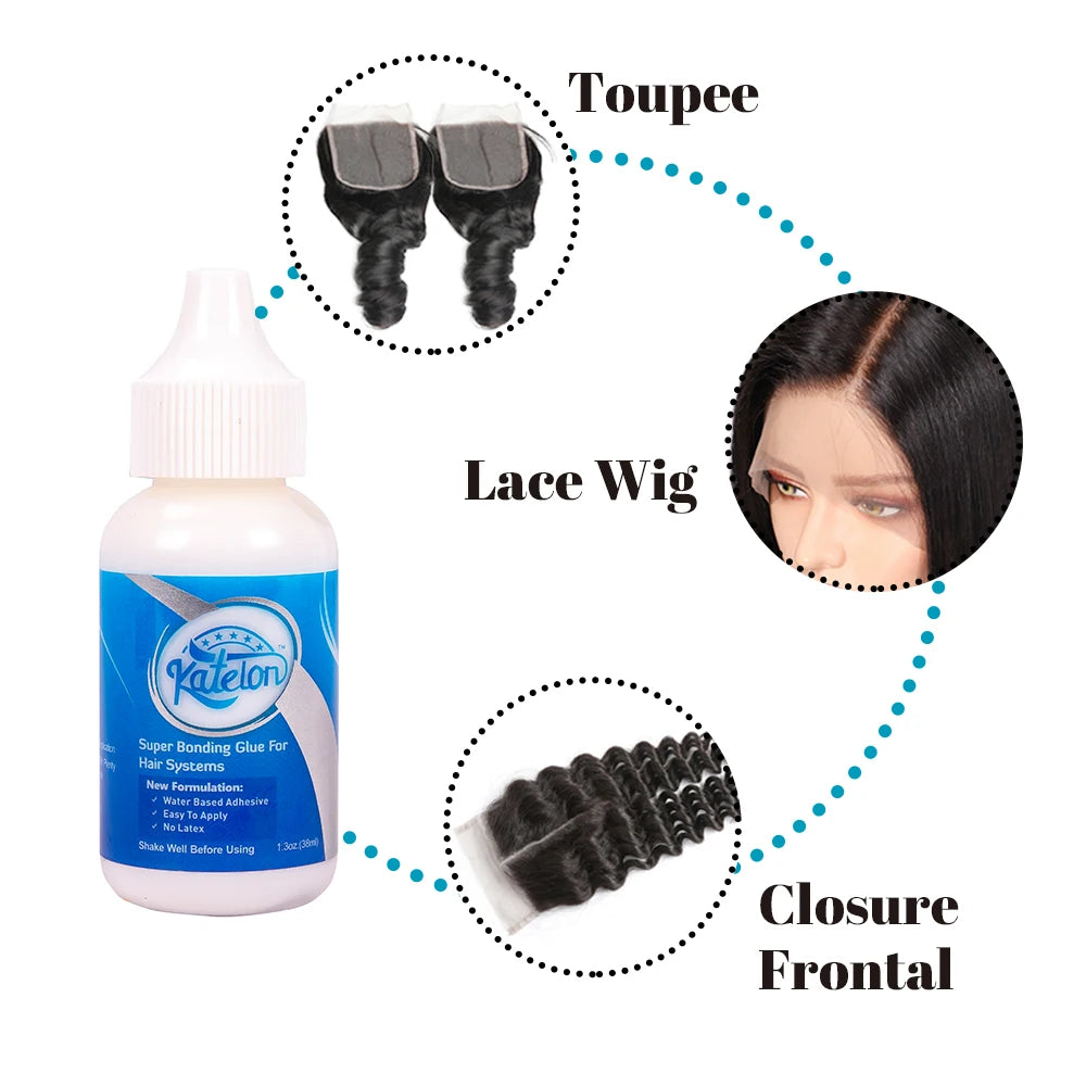 Lace Glue Remover + Lace Tint Spray And Wax Stick And Hair Band For Wig + Hd Stocking Cap +Edge Control Brush For Lace Front Wig