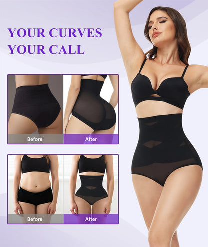 Shapewear for Women Tummy Control Panties Comfy Compression Body Shaper High Waisted Slimming Underwear Knicker with Butt Lifter