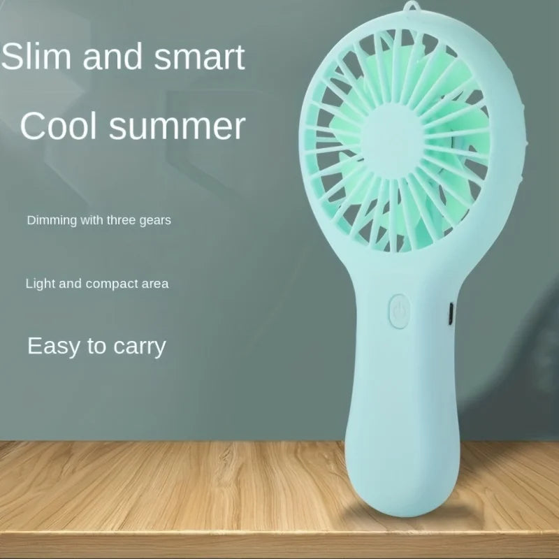 800mAh USB Rechargeable Mini Handheld Fan - Portable Pocket Air Cooler