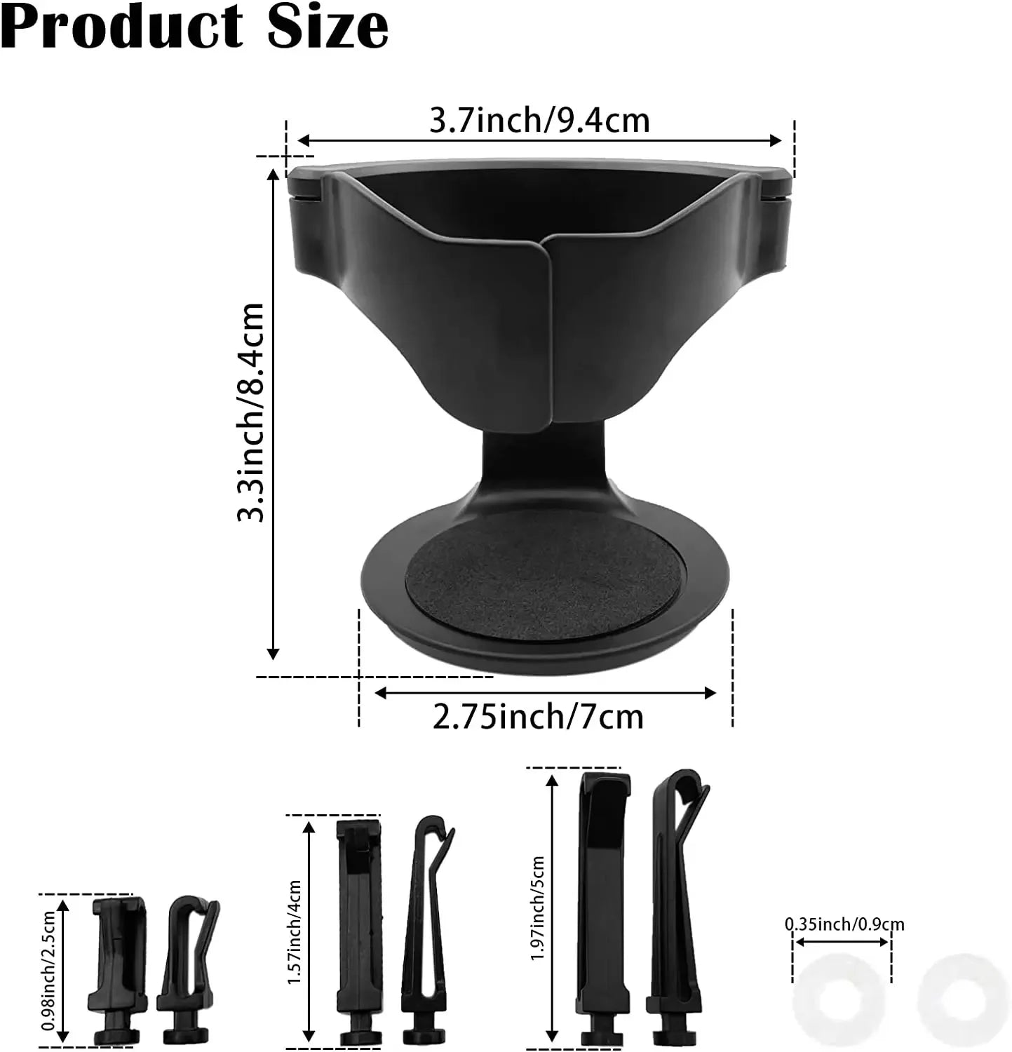 Car Air Vent Drink Cup Bottle Holder Auto Drink Rack Stand for Water Bottles & Ashtray Multifunctional Car Coffee Cup Holder