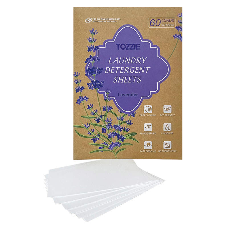 Tozzie Laundry Detergent Sheets- 30 sheets per pack ( 12 packs per carton )