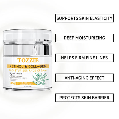 Tozzie Moisturizer Face Cream for Glowing Skin - Unlock Radiant Beauty - Embrace Healthy Glow - Tozzie Moisturizer Rejuvenate Your Skin with Luxurious Face Cream (12 per carton)