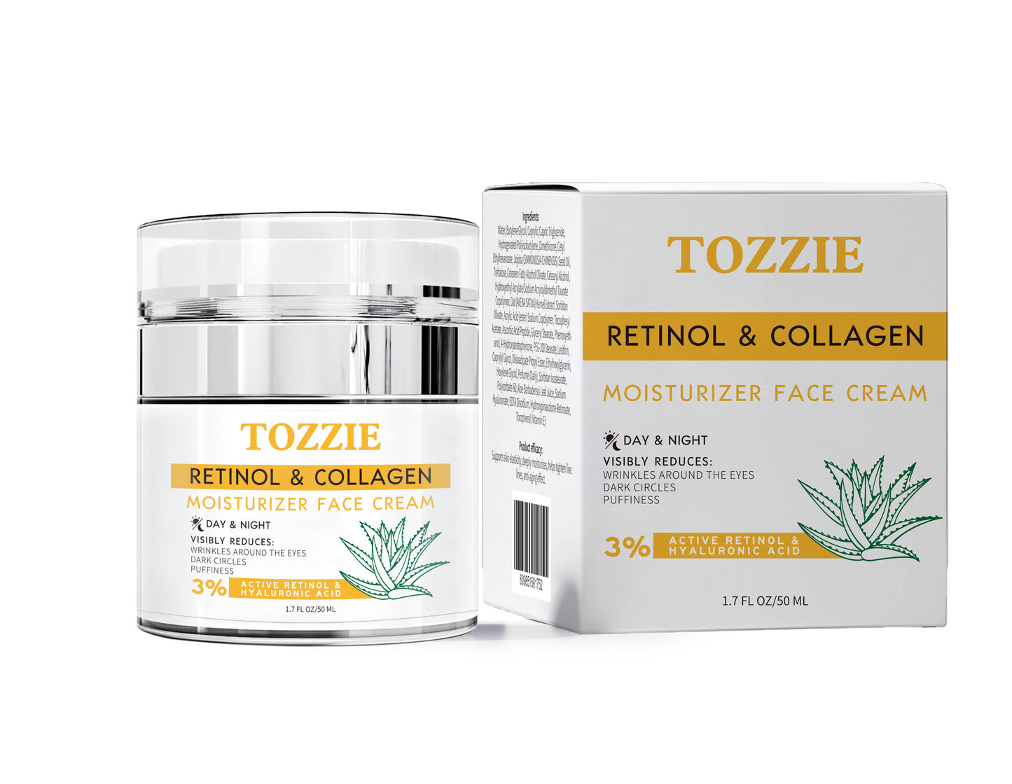 Tozzie Moisturizer Face Cream for Glowing Skin - Unlock Radiant Beauty - Embrace Healthy Glow - Tozzie Moisturizer Rejuvenate Your Skin with Luxurious Face Cream (12 per carton)