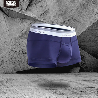 52025 Men Boxers Underwear Micro Modal Fabric Open-fly Men's Trunks Stylish Silky Soft Comfortable Boxers Men Sexy Underwear