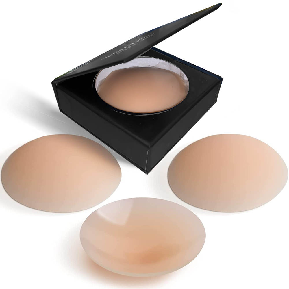 Tozzie Nipple Covers: Perfect for Sheer Tops - Ultra-Thin, Comfortable, and Discreet for All Skin Tones - Skin-Friendly Silicone Nip Covers